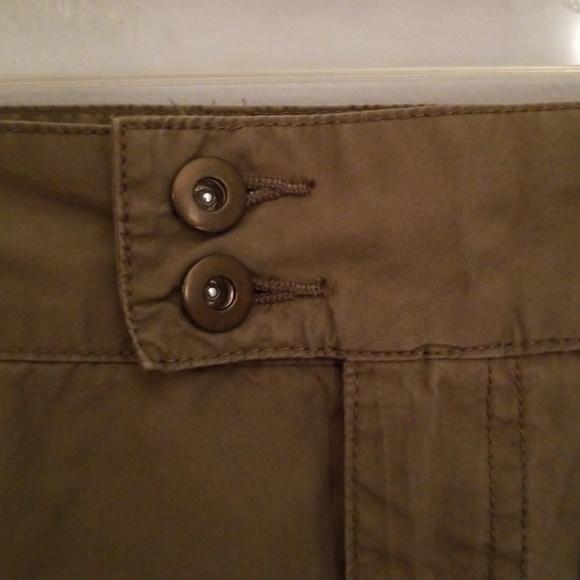 Army Green Embroidered Torrid Skirt - Picture 3 of 7